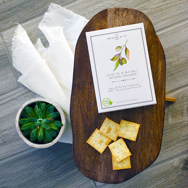 The Luxe Collection Olive Oil & Sea Salt Crackers