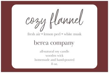 Berea Candle - Cozy Flannel