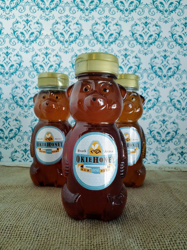Okie Honey ~ Spring Harvest ~ Plastic Bear Squeeze Bottle