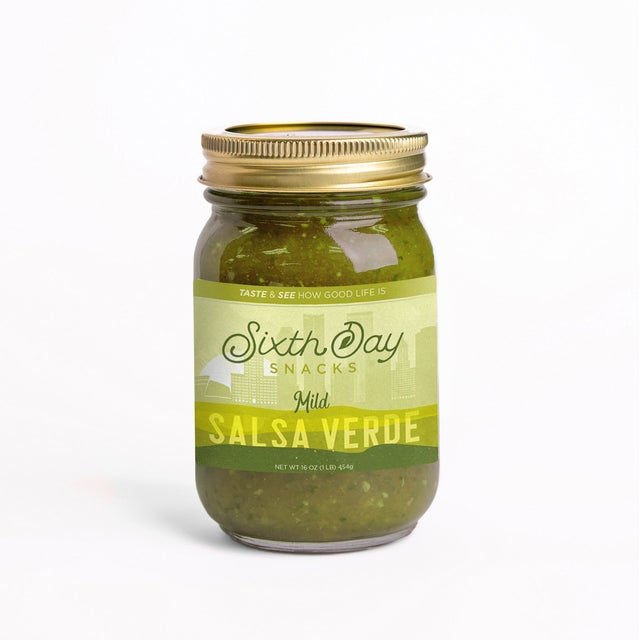 Sixth Day Snacks Salsa Verde Mild