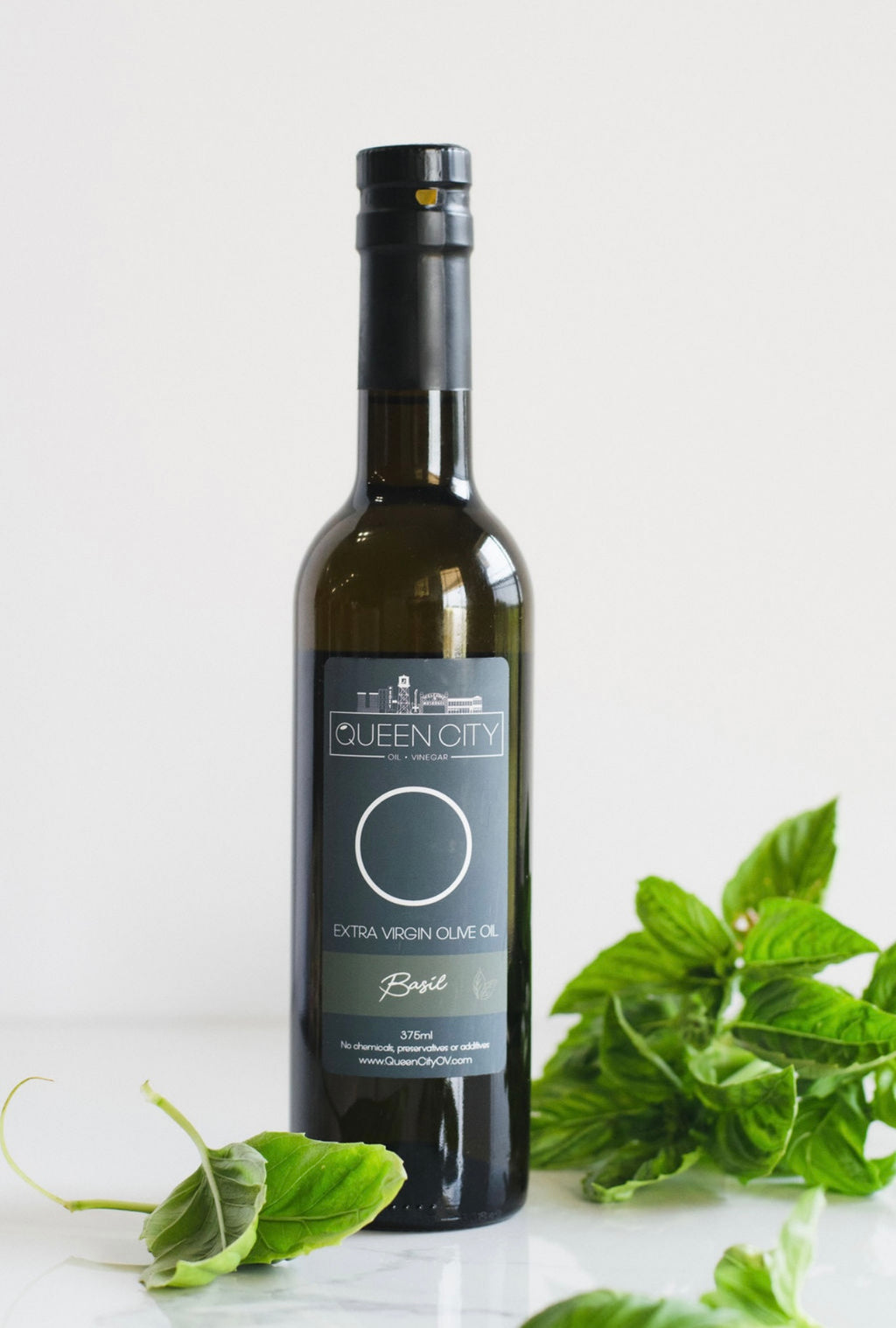 Basil Extra Virgin Olive Oil Queen City & Co.